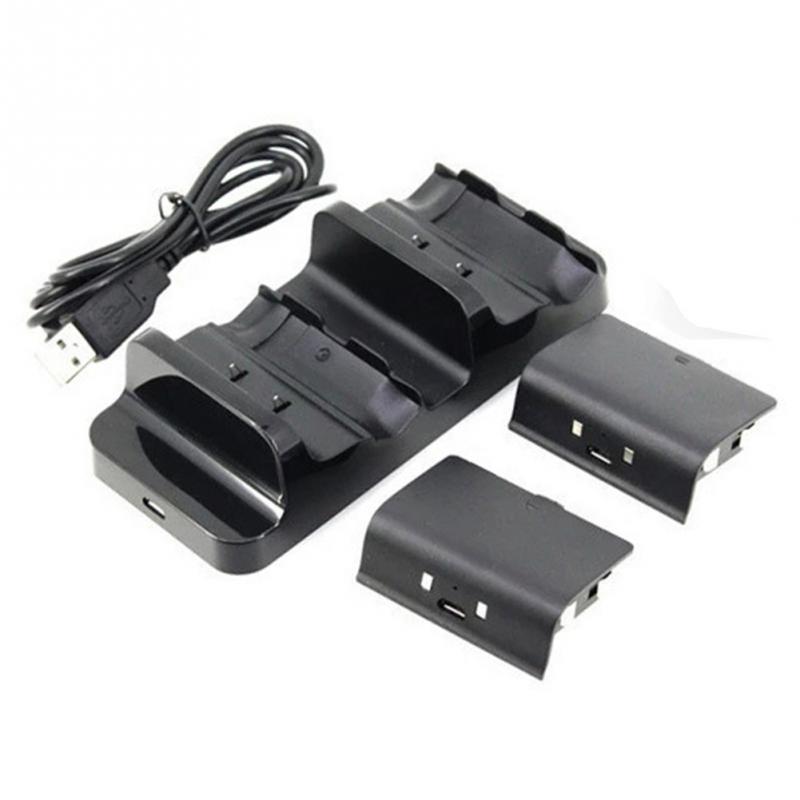 Dual Controller Charging Station - for Xbox One - with Battery Packs - Portable Charger