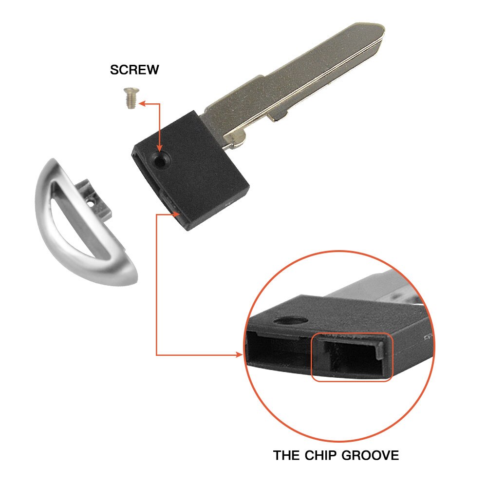 OkeyTech für Mazda 3 5 6 CX5 CX7 CX-5 Atenza Clip Clever Auto Auto Schlüssel Karte Abdeckung Hülse Ersatz fob mit Notfall Schlüssel Klinge