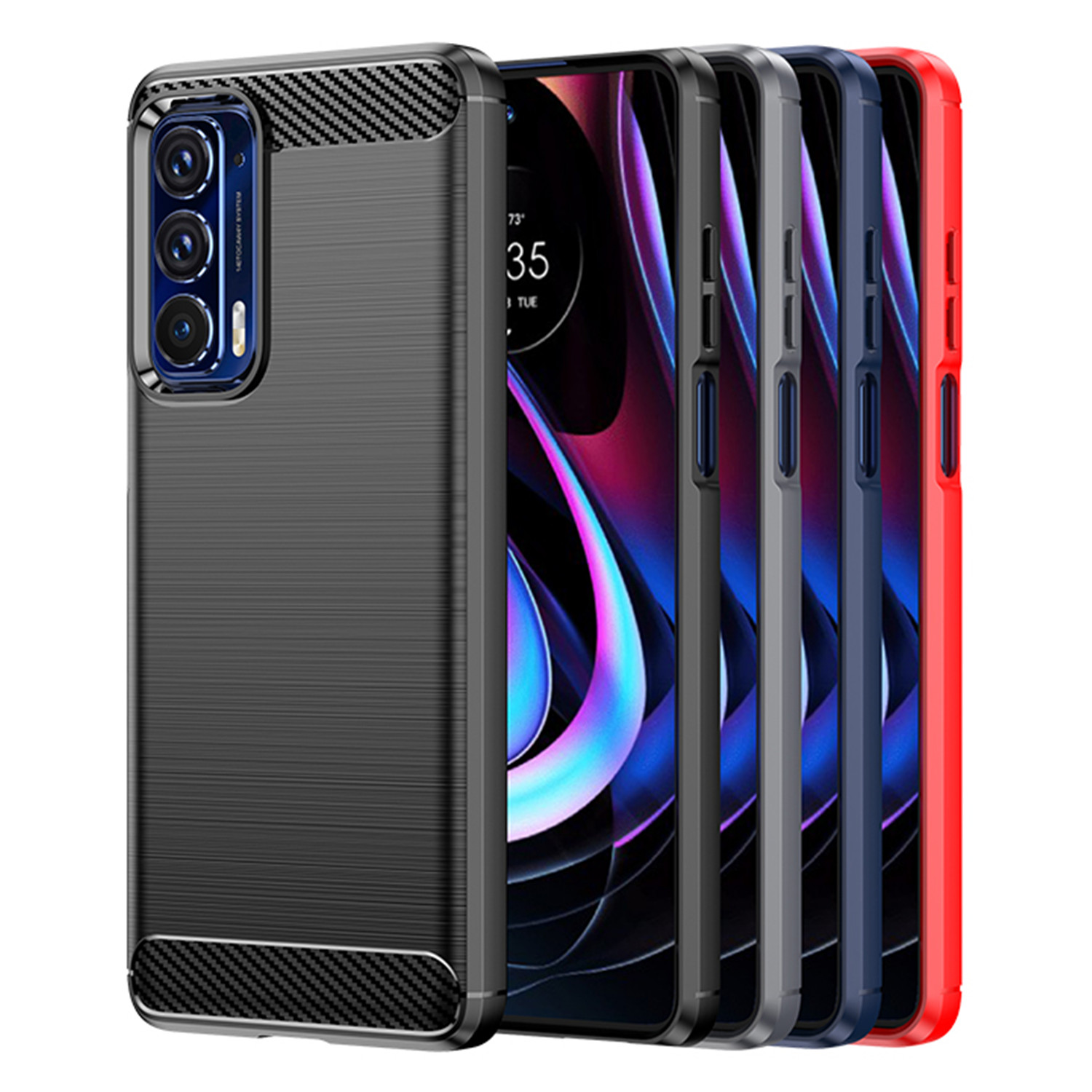 Coque en silicone antichoc pour Moto Edge S 20 Pro edge + 2022, housse de protection complète souple pour moto edge 5g uw 20lite 20 fusion