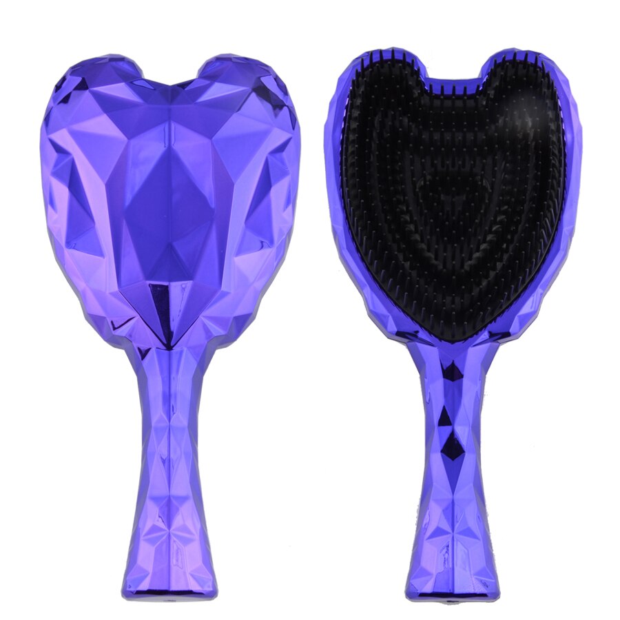 1pc Angel Detangler Hair Brush Handle Magic Anti-static Tangle Comb Massage Comb Smooth straight Hairdressing bright colors