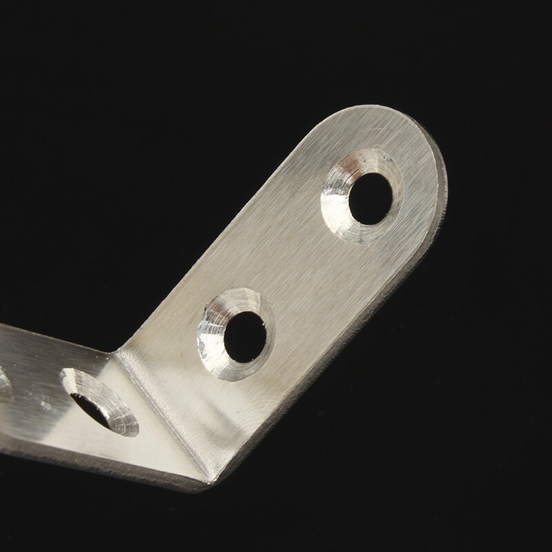 2pcs/lot 20mm/25mm/30mm/40mm stainless steel angle bracket L shape satin finish frame board support