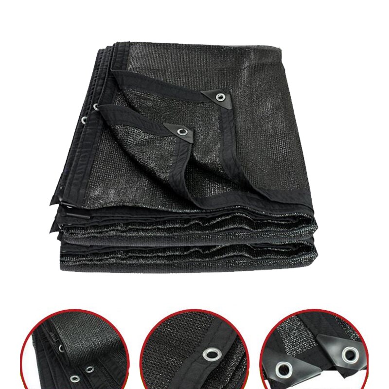 Outdoor Sun Shade Sail 90% Shading Rate Sunshade Net Sunblock Shade Cloth Greenhouse Cover Car Pool Garden Sun Shelter