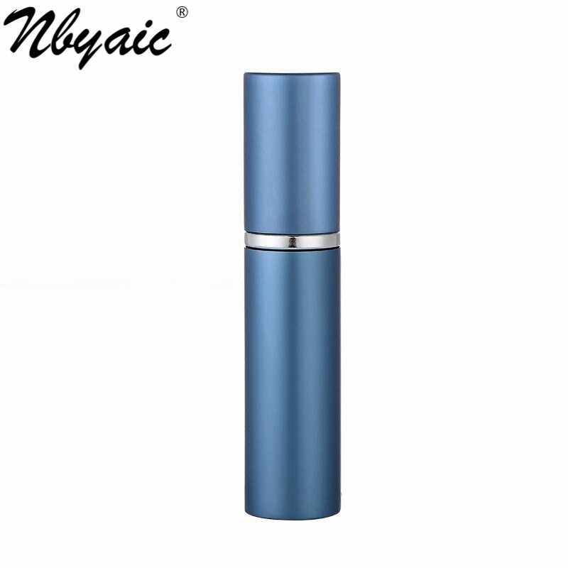 Nbyaic perfume bottles, 5ml portable high-end sample glass, empty bottle dispenser, travel small spray bottle 1pcs: Blue