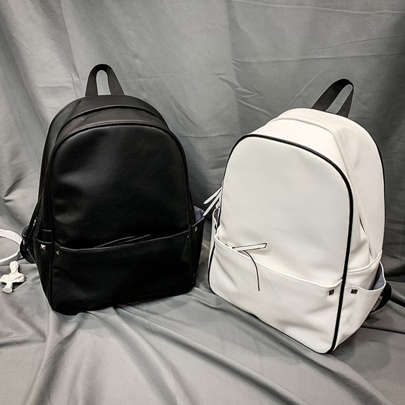 sac à dos en cuir Pu femmes sac à dos grande capacité école sac à dos sac d'école pour adolescent Mochilas femme sac à dos