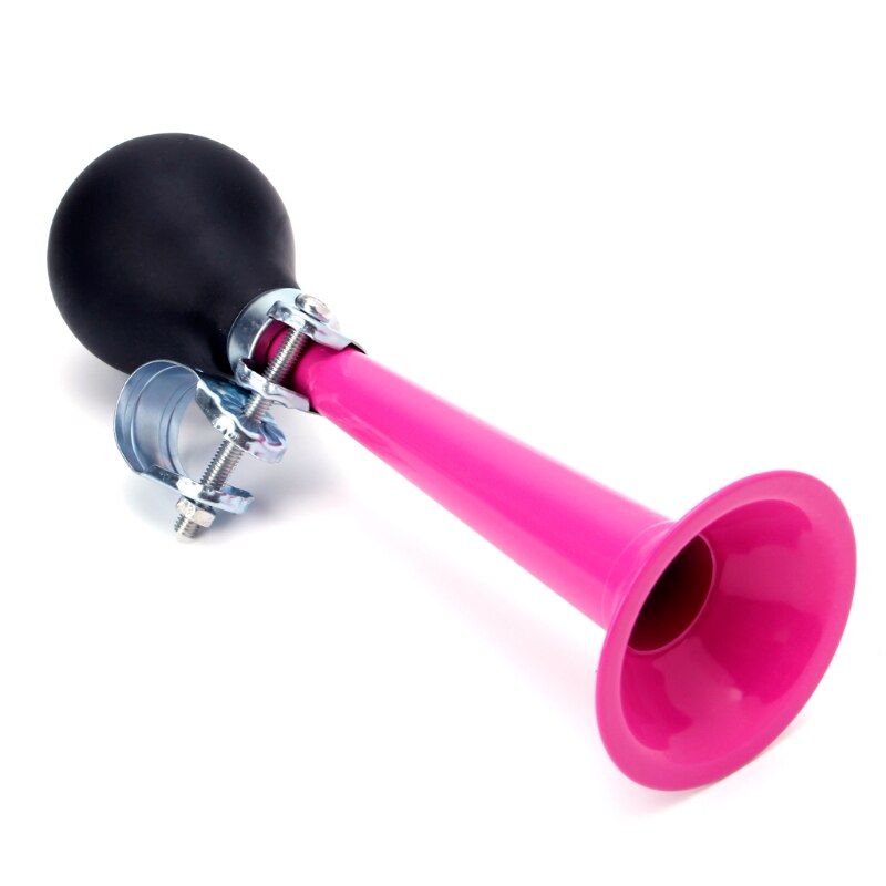 QILEJVS vélo rétro Air cornes Hooter cloche trompette caoutchouc presser ampoule vélo accessoires: Rose