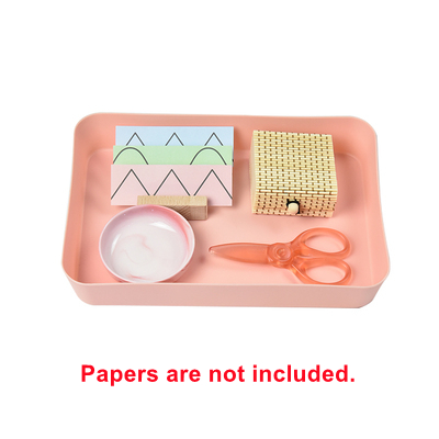 Juego de trabajo de tijeras Montessori, juego de papel de corte para niños, actividades artesanales, Material de vida práctico, coordinación mano-ojo