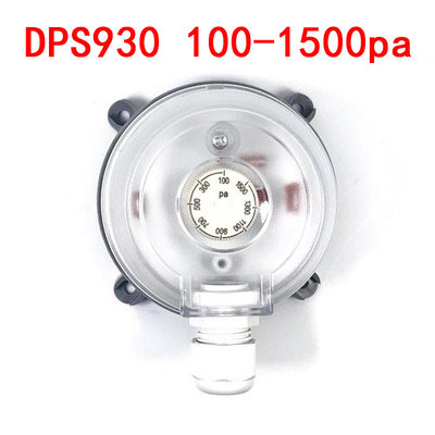 TEB 930 Luchtverschildrukschakelaar Aanpassingsbereik 20-200PA / 30-300PA / 50-500PA /200-1000PA / 500-2500PA: YELLOW