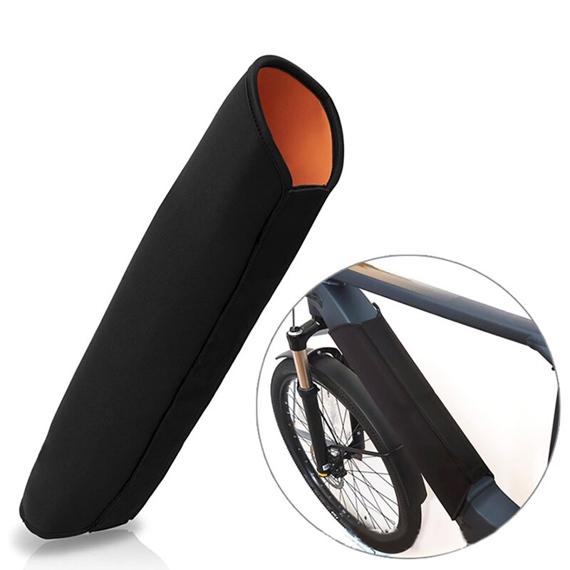 QIURUYUE Housse Protection Thermique Batterie Vélo Électrique - Néoprène 5mm, Cadre 28-45 Cm, Anti-Froid, Anti-Saleté Et Réfléchissante