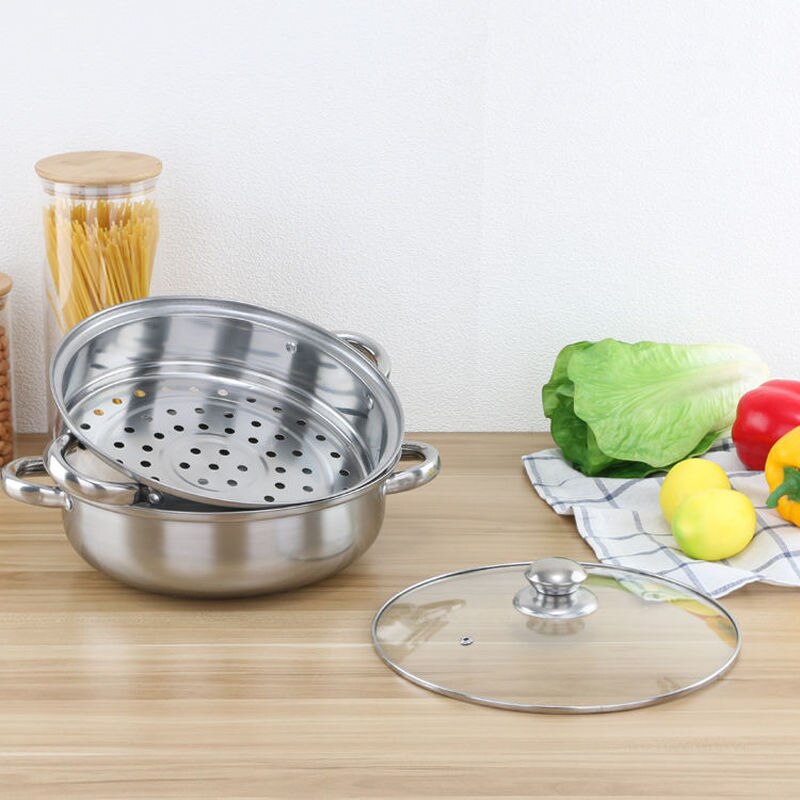 Stainless Steel Soup Pot Steamer Thickening Household Soup Pot Gas Cooker Universal Kitchen Pots Ollas De Cocina Pot