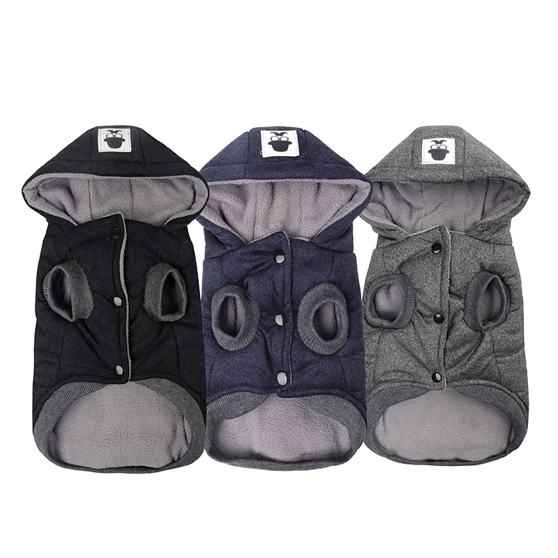 Winter Warme Hond Kleren Hooded Dikke Warme Kleding Katoen Kat Puppy Honden Jas Jassen Chihuahua Yorkie Kleding S-XXL