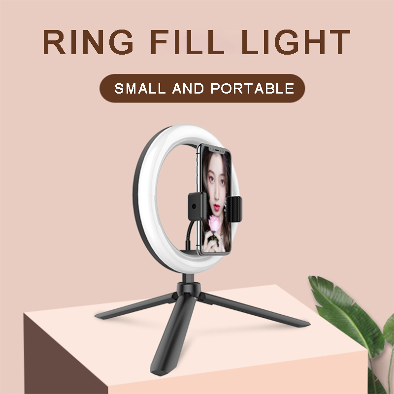 Voor Smartphone Make-Up Telefoon 1 Set Fotografie Foto Led Ring Lamp Flash Light 8 Inch 150 Cm Vullen Ring Licht met Statief Mayitr