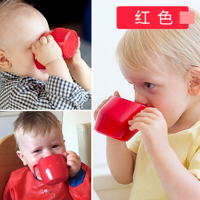 Taza de alimentación de bebé para entrenamiento, taza de agua con mango oblicuo, taza biselada de seguridad, tazas a prueba de fugas para niños, tazas de bebidas para niños de 200ml