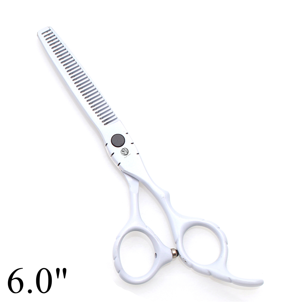 Professionele Kapper Schaar 5.5 "6" Roestvrij Kappers Knippen Schaar Dunner Schaar Haar Schaar Set Z1010: Zilver