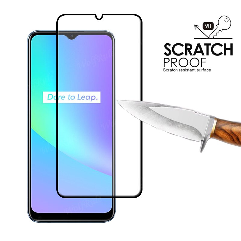 Volledige Cover Glas Voor Realme C25 Glas Voor Oppo Realme C25 Gehard Glas 9H Screen Protector Voor Realme C25Y c25S C25 Lens Glas