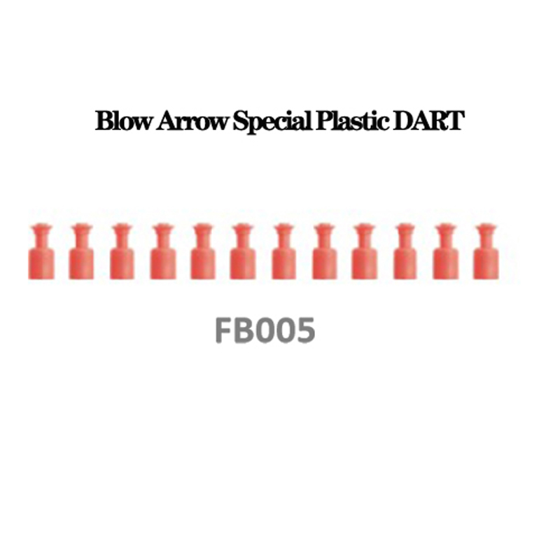 .40 Caliber Dart Ammo Hammer Head Darts Plastic Darts 2.21, 2.56,3.94 inch Blowgun Darts for Blowpipes(50PCS): Red