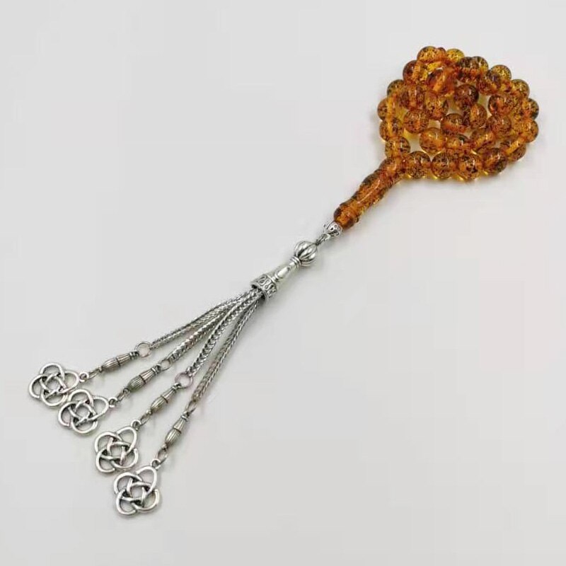 Duft harpiks tasbih 33 perler ramadan til eid muslim rosenkrans islamisk armbånd smykker tilbehør misbaha