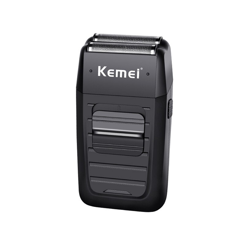 Kemei KM-2024/KM-1102 Shaver Rechargeable Wireless Electric Shaver Floating Double Heads Men's Trimmer Men's Beauty Device 32D: no box-1102