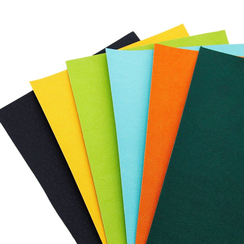 20*34cm vanlig farge dunke tekstur kunstlær stoff ark vinyl syntetisk lær til diy buer hjem tekstil ,1 yc 9883