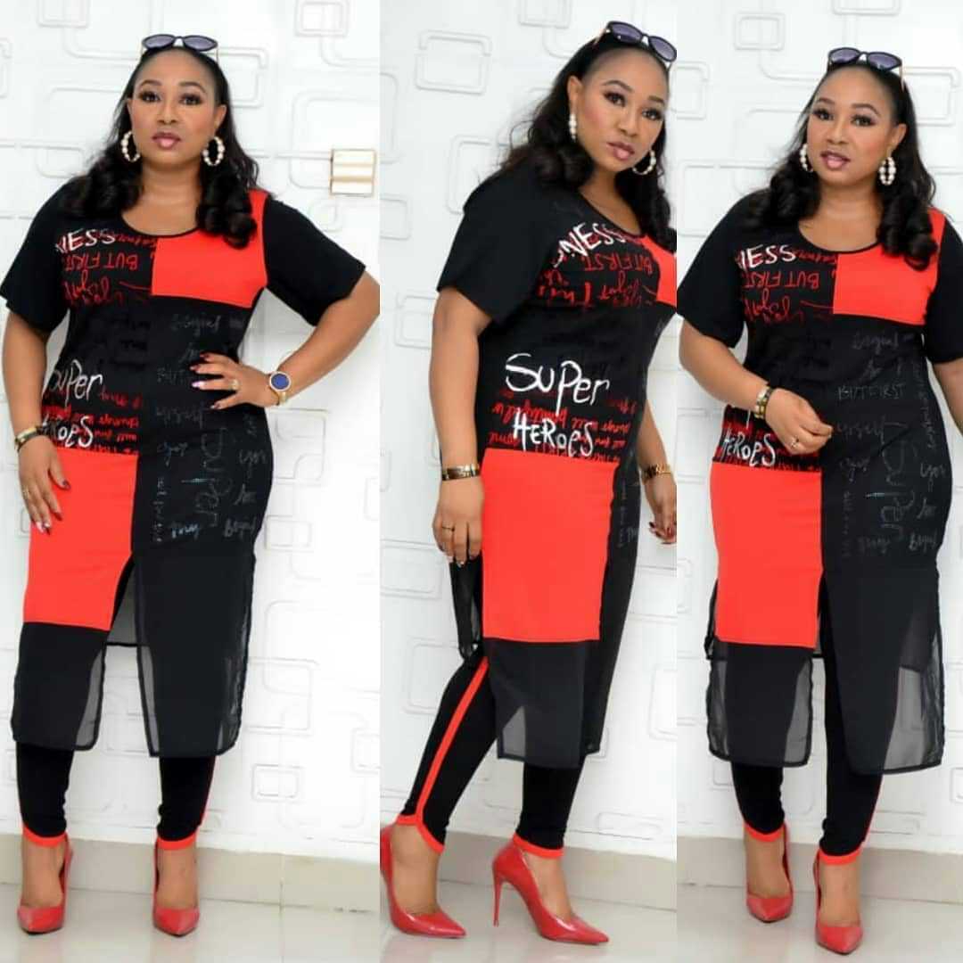 2 todelt sæt kvinder outfits afrikansk tøj dashiki afrika jakkesæt top bukser super elastiske fest plus størrelse jakkesæt til dame: Rød / Xxxl