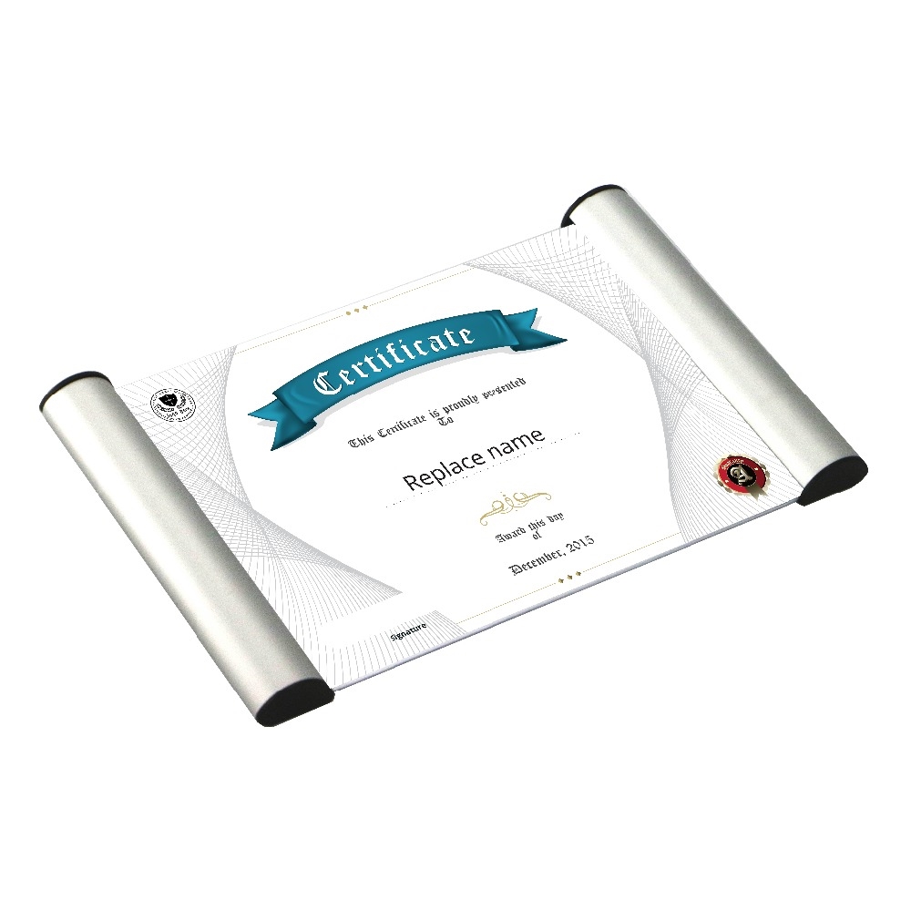 Aluminium A5 Landscape Indoor Horizontal Wall Mount Sign Holder Literature Display Info Card Banner Poster Door Sign Case Frame