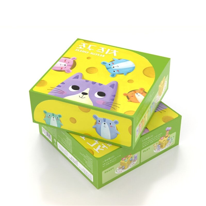 Cat and Mouse Game Cheese Maze Children's Toys Early Education Fun Interaction for Toddler Boys Girls 4-10 Years Old