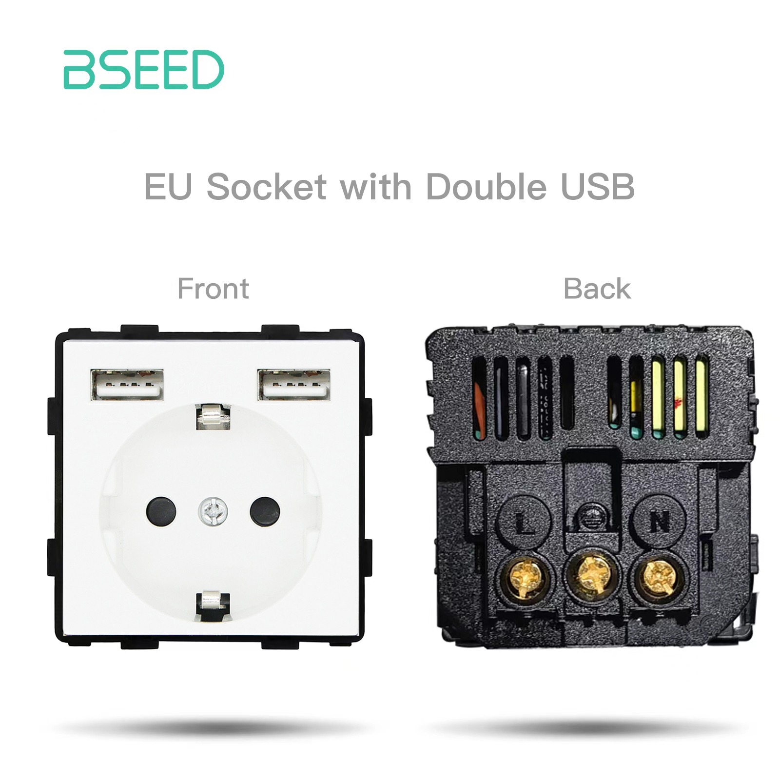BSEED Touch Screen Electric Floor Heating Water Boiler Room Thermostat Module Part ZigBee Alexa Temperature Controller APP: Yellow