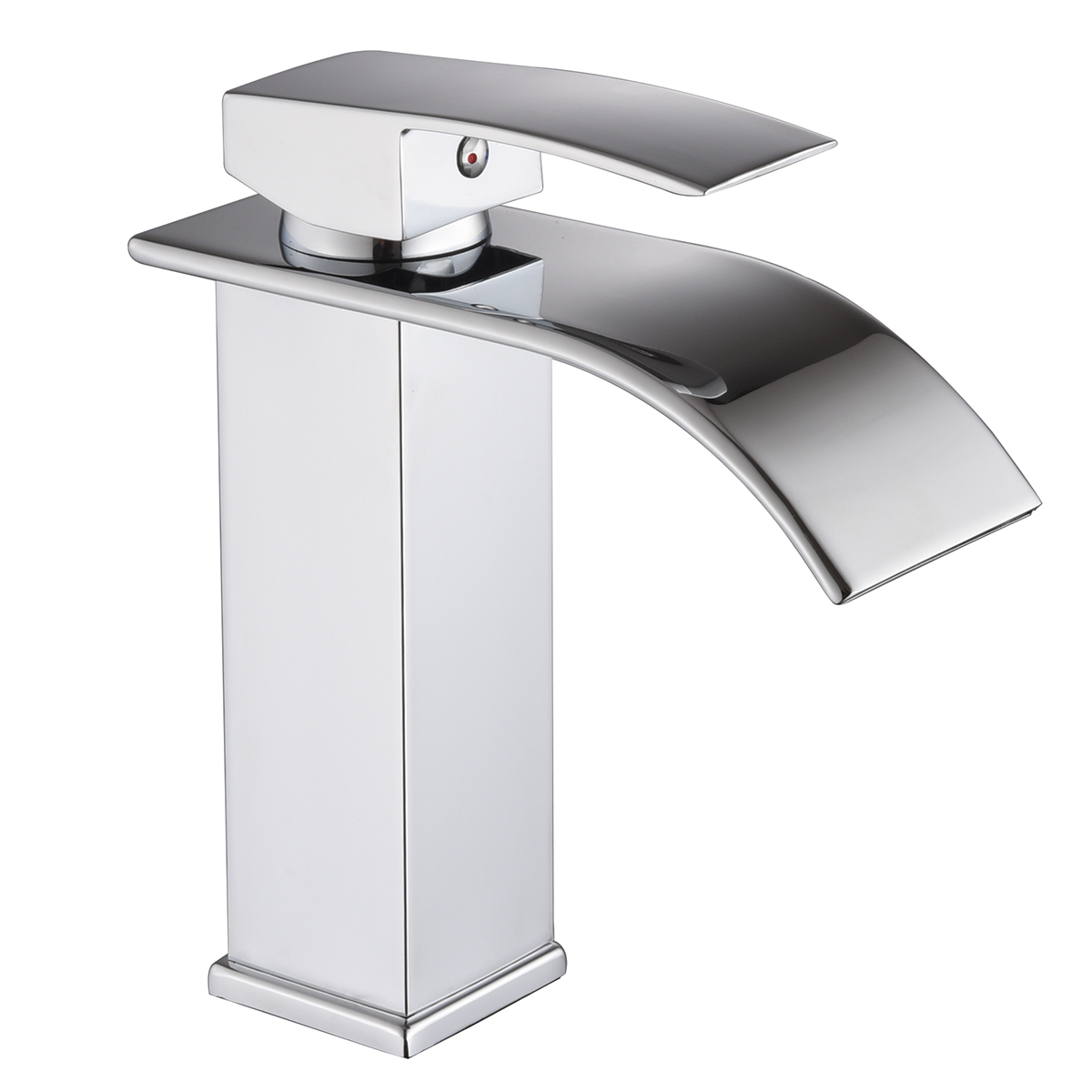 Badkamer Wastafel Kraan Waterval Badrandcombinaties Koud En Warm Water Mengkraan Messing Chroom Vanity Vessel Wastafel Kraan