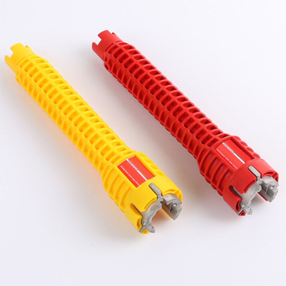 8 In1 Flume wrench Anti-slip Kitchen Sink Repair Wrench Bathroom Faucet Assembly Plumbing installation wrench Home Toilet Tool: Single head