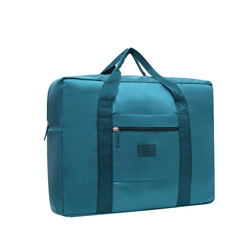 Modische Reisetasche, leichte, faltbare Reisetasche für Damen und Herren, Tragetasche, Handgepäcktasche, Weekender-Übernachtungstasche: Grün