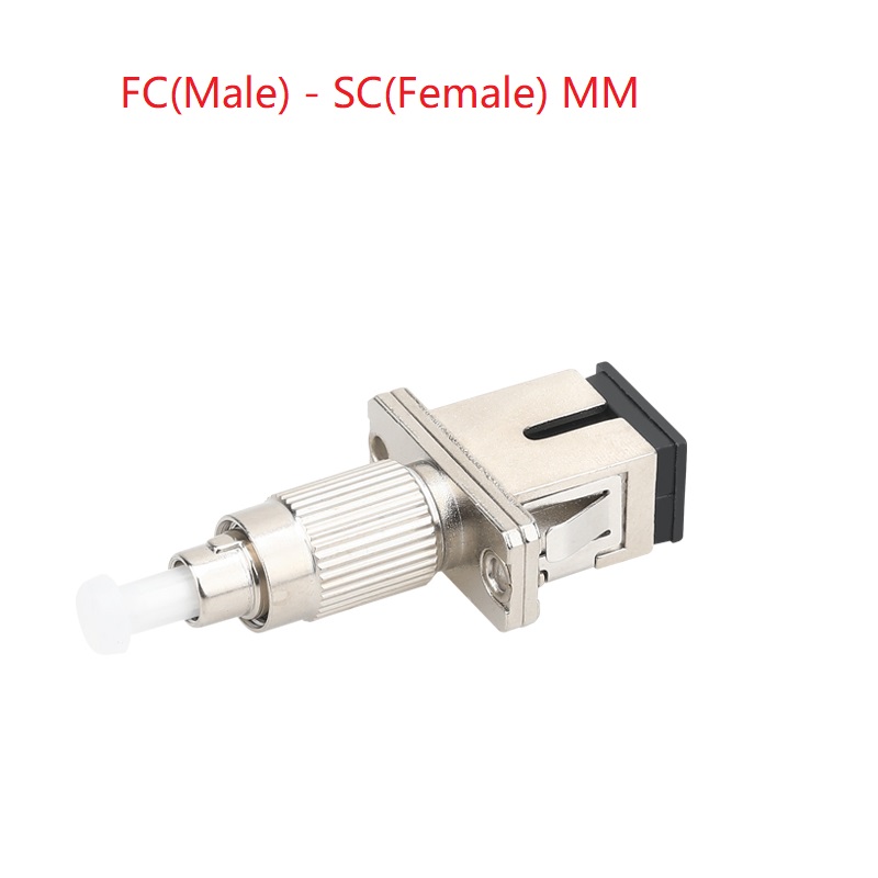 LeeBeTo SC/ST/FC/LC UPC/APC Fiber Optic Adapter/Connector Single/Multi mode Female to Male SM 9/125 Hybrid Adapter: FC-SC MM