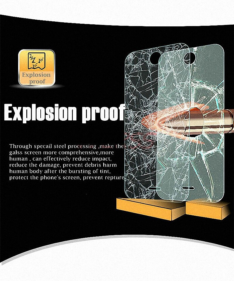 Protector de pantalla de vidrio templado para HTC Desire 10 Pro 2.5D 9H, película de vidrio para HTC Desire 10 Pro