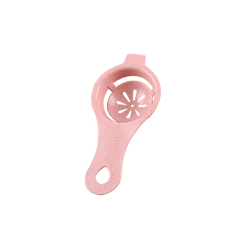 1PC 13*6cm Plastic Ei Separator Wit Yolk Sifting Home Keuken Chef Eetkamer Koken Gadget Thuis gdgets Keukenapparatuur: pink