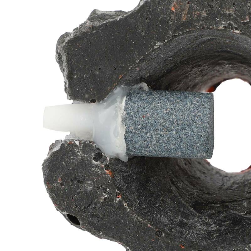 Resin Volcano Decoration Fish Tank Landscaping Ornamental Rockery Simulation Volcano Fish Tank Decorative Home Decor