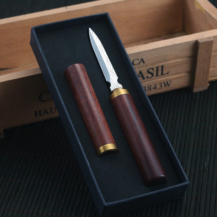 Stainless Steel Tea Knife Needle Pick With Wood Handle Puer Tea Tools Cone Needle Breaking Prying Tea Brick Tool: E