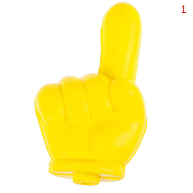 10cm Cute Yellow Finger Car Antenna Topper Eva Decorative Car Topper Balls: 1