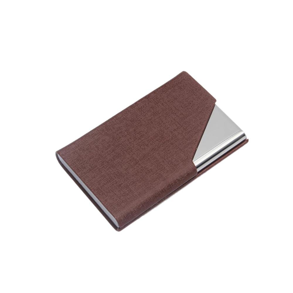 Metal Business Card Case Portable Holder Desktop Storage Business Simple And Calm
