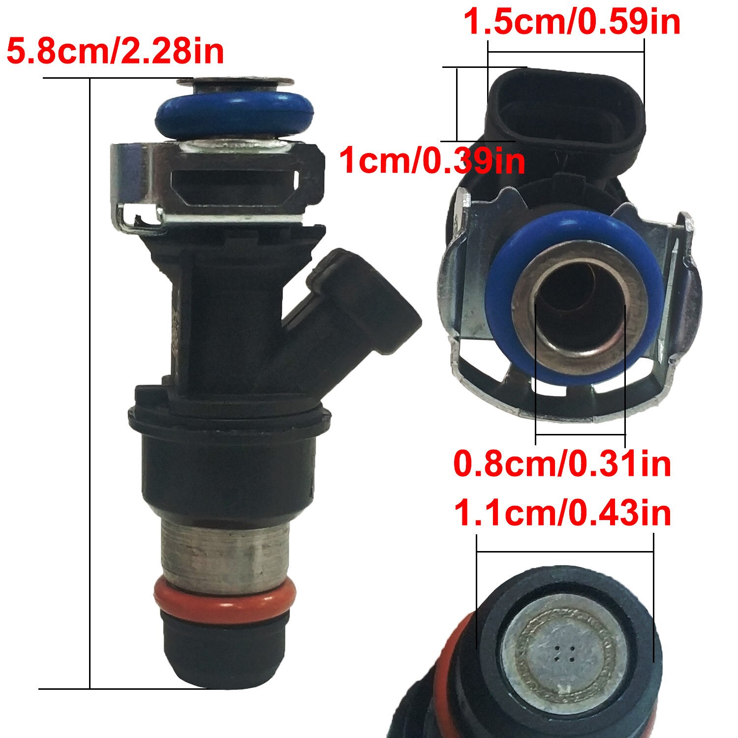 8x Fuel Injectors For Chevrolet Silverado 1500 Avalanche Suburban Tahoe Colorado Cadillac Escalade ESV EXT 2007 - 17113553