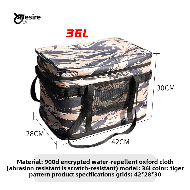 Caja de almacenamiento de alimentos calientes y fríos térmicos para exteriores de 20-36L, bolsa térmica para Picnic a prueba de fugas, bolsas de almacenamiento enfriadoras para bebidas y alimentos para acampar