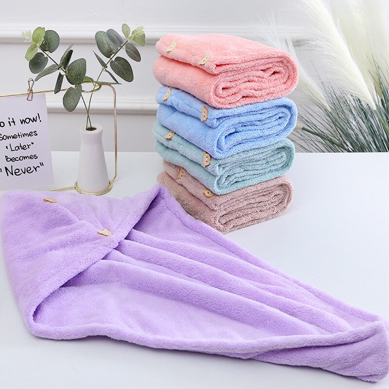Microfiber Stof Badhanddoeken Wrap Droog Geperst Haar Sauna Handdoek Textiel Badjas Vrouwen Cap Spa Producten Voor Badkamer Thuis