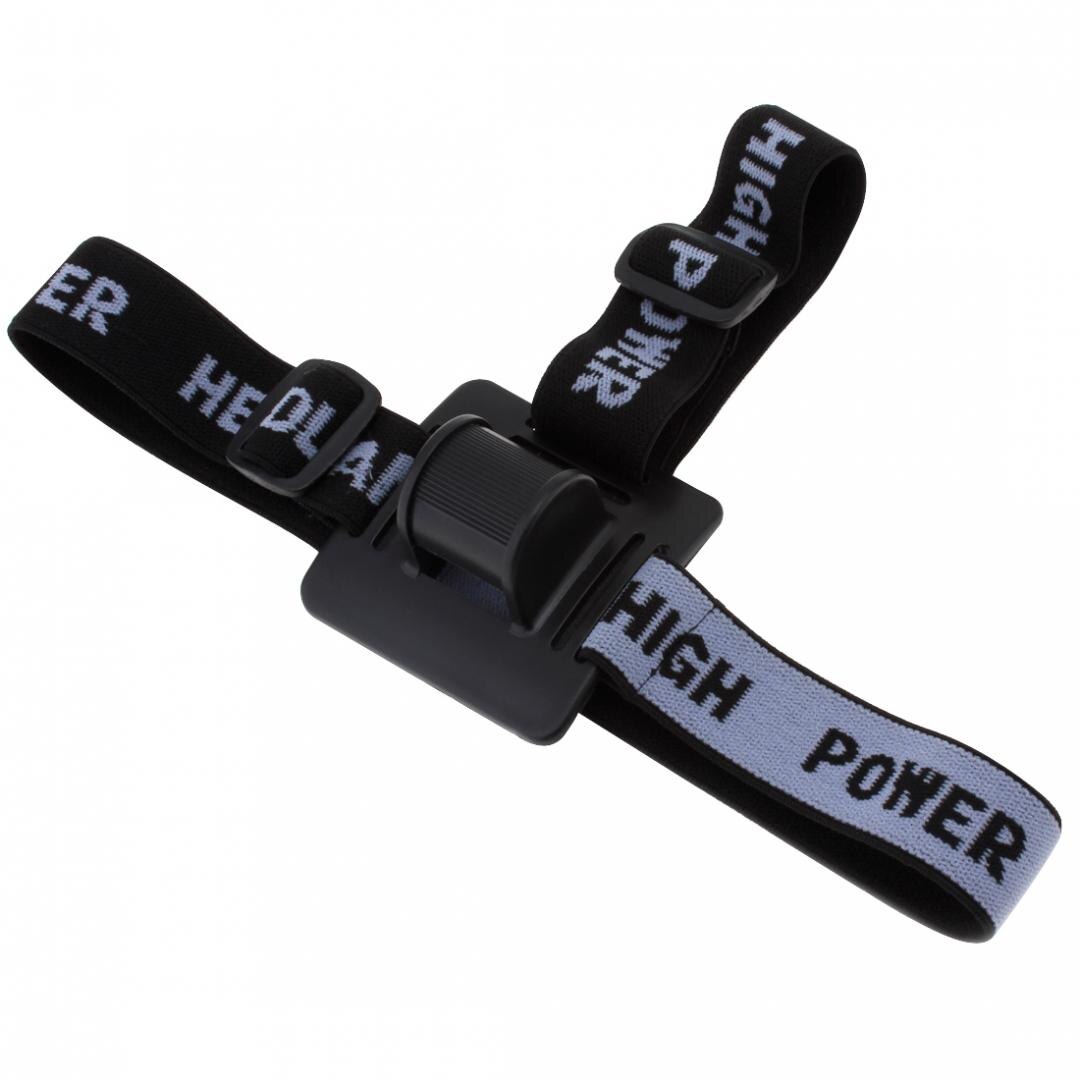 Hoofd Licht Strap Mount Lamp Band Hoofdband Voor Koplamp-Zwart