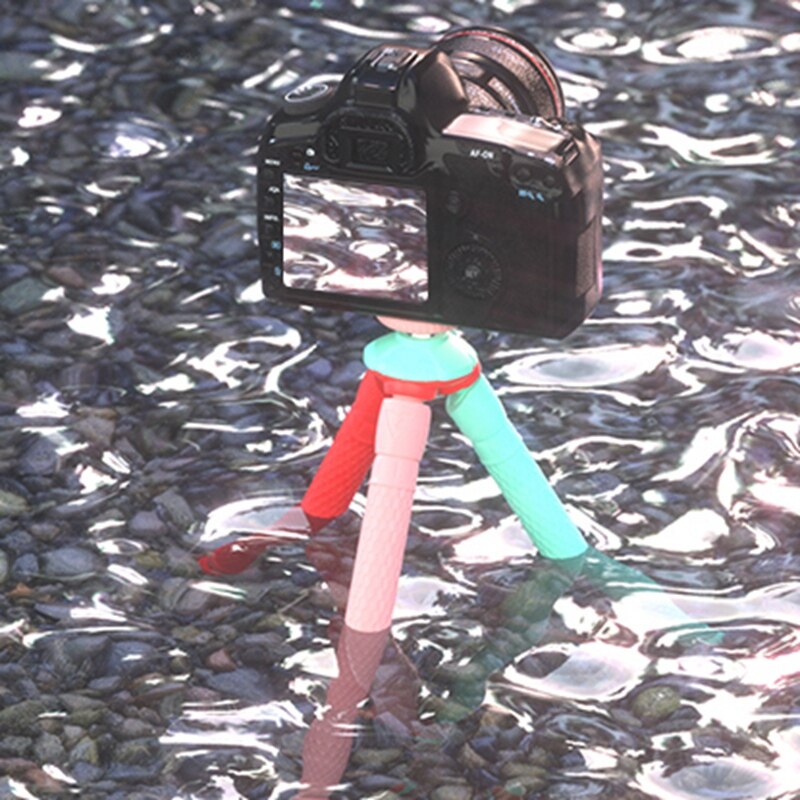Novo mini polvo multi-função de transmissão ao vivo tripé multi-celular posição braçadeira titular tripé