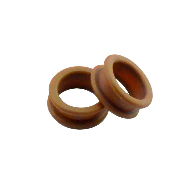 Salon Soft Silica Gel Hair Scissors Silicone Finger Rings Scissors Inserts Groomer Accessories Handle Rings for Barber Shears: Chocolate