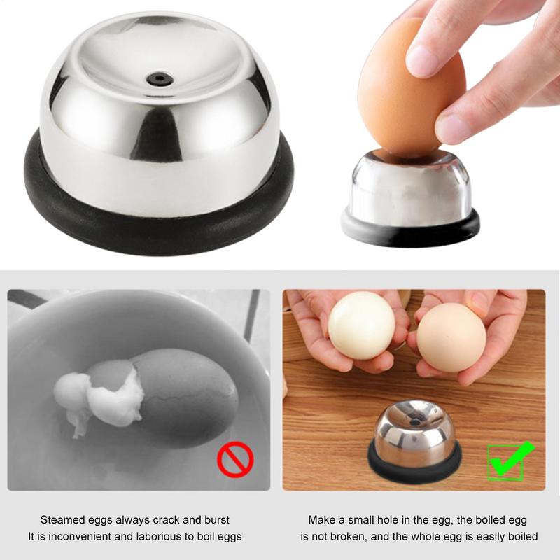 Eggpoker 304 nåler i rustfritt stål eggmaker plastbase manuell kokt eggstansemaskin kjøkken lite verktøy eggprikkere
