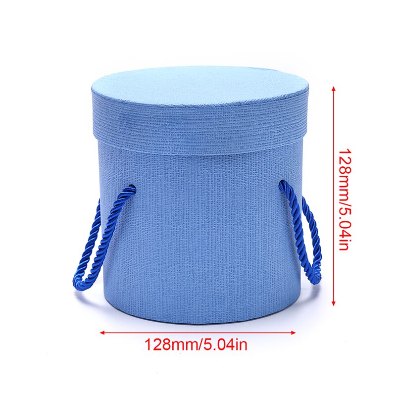 Ronde Bloem Papier Dozen Deksel Knuffel Bloemist Flower Box Candy Bar Houd De Emmer Geschenkverpakkingen Party Huwelijkscadeau opbergdoos