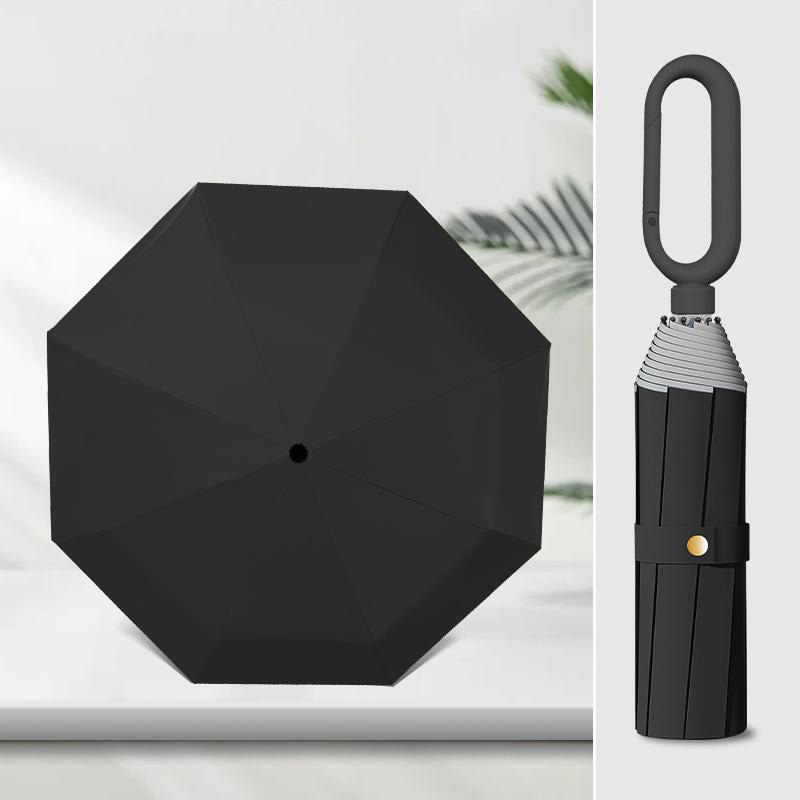 Xiaomi Large Buckle Handle Windproof Strong Reinforced Manual Folding Umbrella For Men woman Safety Travel Reflective Strip