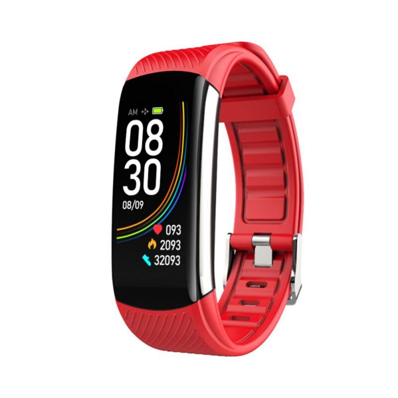 Greatlizard C6T Smart Band - Body Temperature, Blood Pressure, Heart Rate Monitor, Activity Tracker