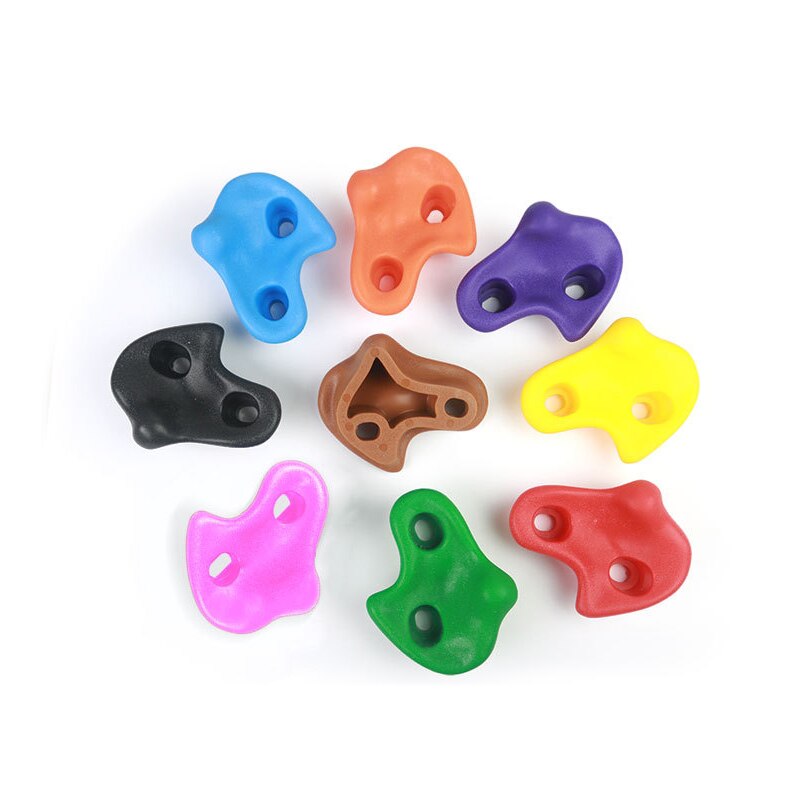 Wall Stone Plastic Climbing Grips Climbing Rock Grips Can Accommodate Rock Climbing Playgrounds To Hold Backyard Toys Assorted: Default Title