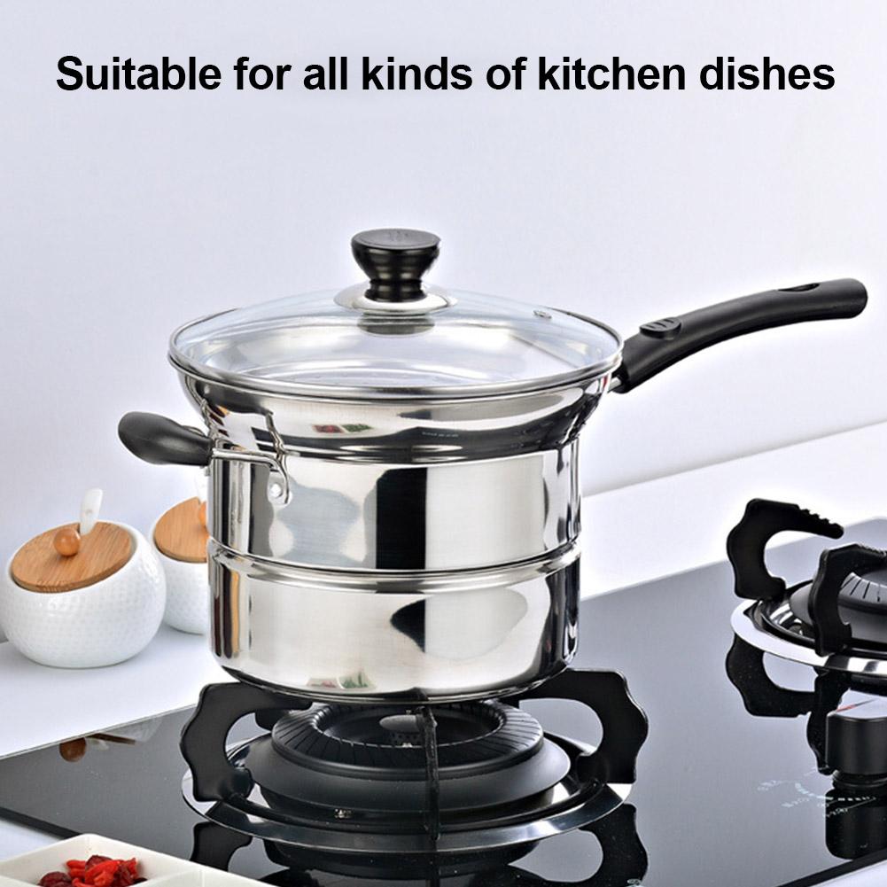 Stainless Steel Pasta Pot Cooking Noodle Pot Multi-purpose Soup Pan Steamer Fryer Pasta Home Induction Cooker