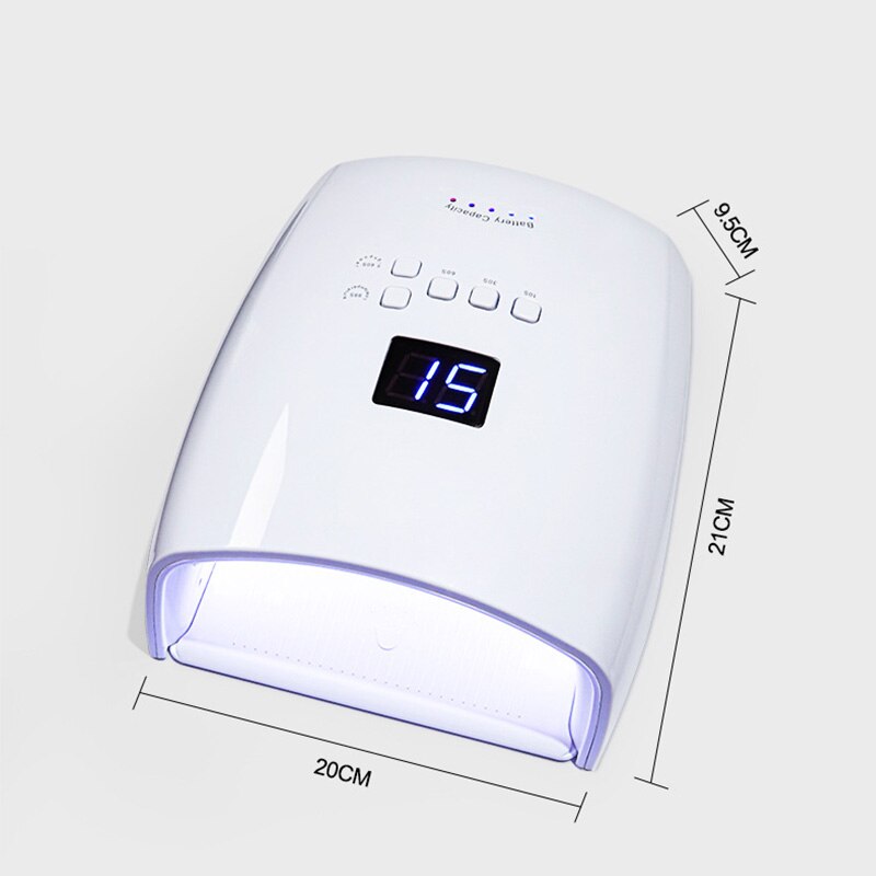 S10 Wiederaufladbare Nagel UV Lampe 48W Drahtlose Gel Polnisch Trockner Maschine UV Licht kabellos LED Lampe für NäGel