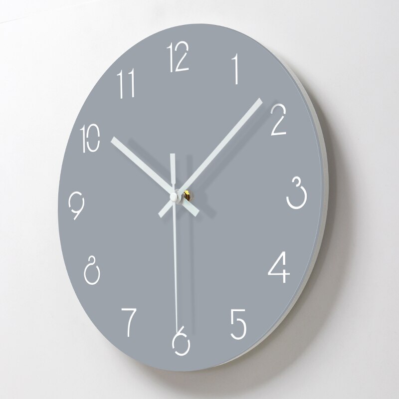 Mute Modern Large Wall Clock Silent Clocks for Home Kitchen Living Room Decor Battery Operated